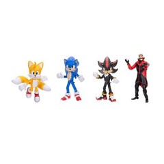Sonic 3 Movie 5-InchAction Figure 4-Pack Articulated Figures from Jakks
