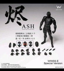 Whale Works WW03E ASH Black Version 1/12 Male Action Figure Body USA INHAND