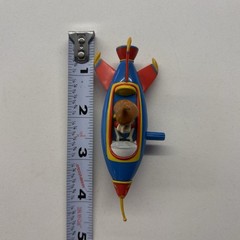 Vintage Jimmy Neutron Rocket Ship Toy 2002 Basic Fun Viacom Kid Figure Rare HTF