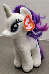 2014 Ty Beanie Babies My Little Pony Sparkle Rarity 7″ Plush With Tags