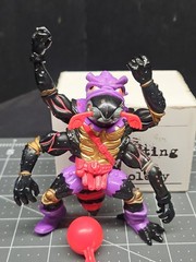 Vintage TMNT Antrax 1992 Teenage Mutant Ninja Turtle READ No antennas W Weapons