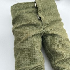 Vintage 1964 Original GI Joe Army Man Army Figure Green Uniform Hat Boots Japan