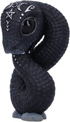 Nemesis Now Cult Cuties Ouroboros Snake 9.6cm, Resin, Black, Ouroboros Occult Sn