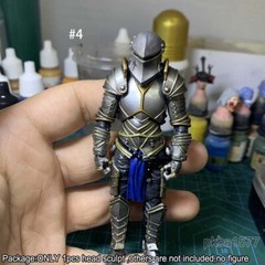 Premium 1/18 Knight Man Head Sculpt Soldier Head For 3.75″ bfs joytoy Figure