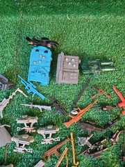 GI Joe And Other Action Figures Mixed Lot Of Weapons/Accessories