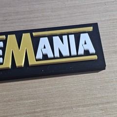 WWE Mattel Large Old School WrestleMania Logo