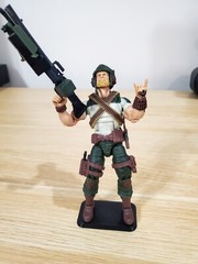 (LOT of 10) GI Joe Classified Custom Figure Stands Black – FREE SHIPPING