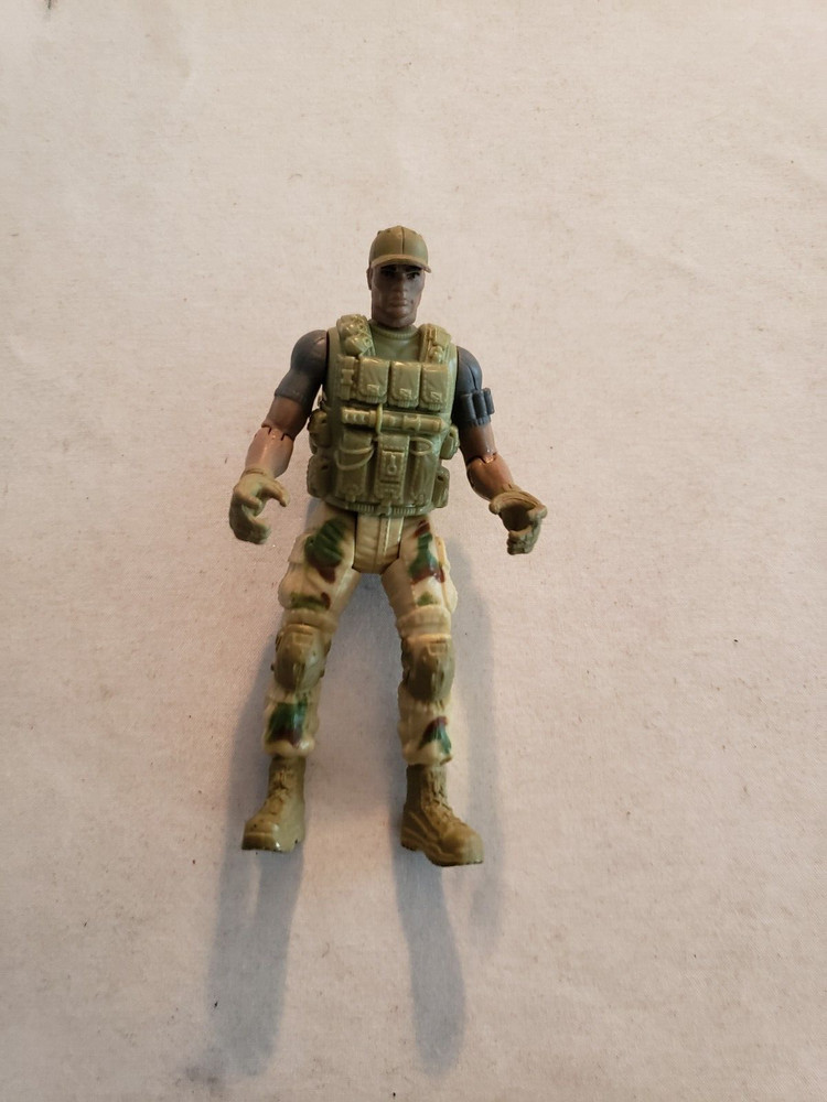 Military Soldier Action Figure Vintage Jointed No Markings
