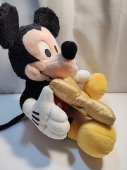 Disney Store Mickey Mouse Plush Holding Gold Star Photo Frame Picture Memories