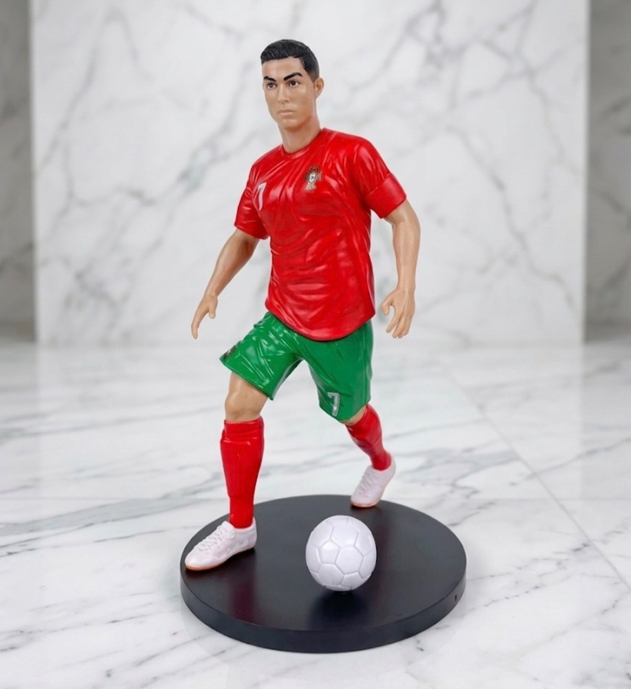 Cristiano Ronaldo Portugal Action Figure Soccer Star Football Model Doll 19cm