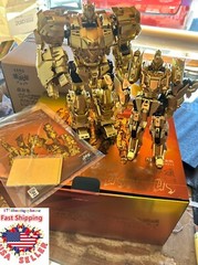 NEW COMPLETE GOLD Predaking Cang-Toys CT-Chiyou COMBINATION TRANSFORMER 01-08