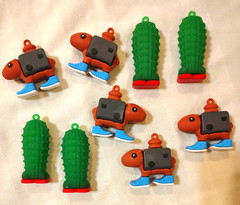 Tralalero Tralala Action Figure Party Capybara Hamster Lot of 9 Brainrot