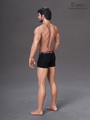 LDDOLL 34Boy 1/6 Steel Bone Finger Bone Seamless Muscular Man Body For 12″Figure