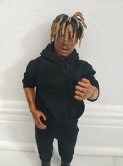 Custom1/6 scale Juice WRLD black jacket Rapper Figure 12 ” PAINTED