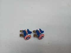 2 Marvel Captian America 3 cm mini figurine