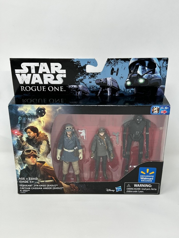 Star Wars: Rogue One, Exclusive Action Figure Set Sergeant Jyn Erso, Captain Ca