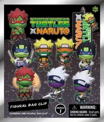 3D Figural Foam Bag Clip TMNT x Naruto Series 1 Pack [1 RANDOM Figure]
