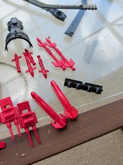 Vintage G.I. Joe Cobra MAMBA Helicopter Hasbro 1987 Near COMPLETE Parts Lot