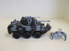 Toys R Us Sentinel 1 Tank Gray/Black Top Opens 5F5EC17 09317