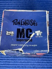 Ron English Mc Supersized Keychain Monochrome