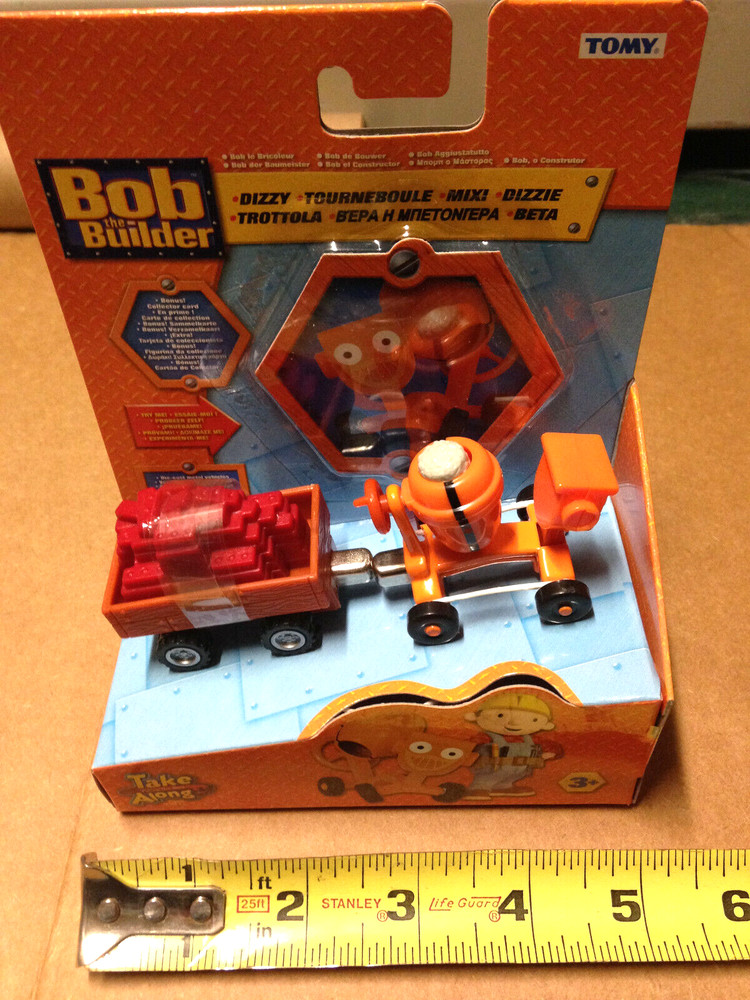 Bob the Builder Take Along DIZZY die-cast vehicle by TOMY LC65101 – New & rare