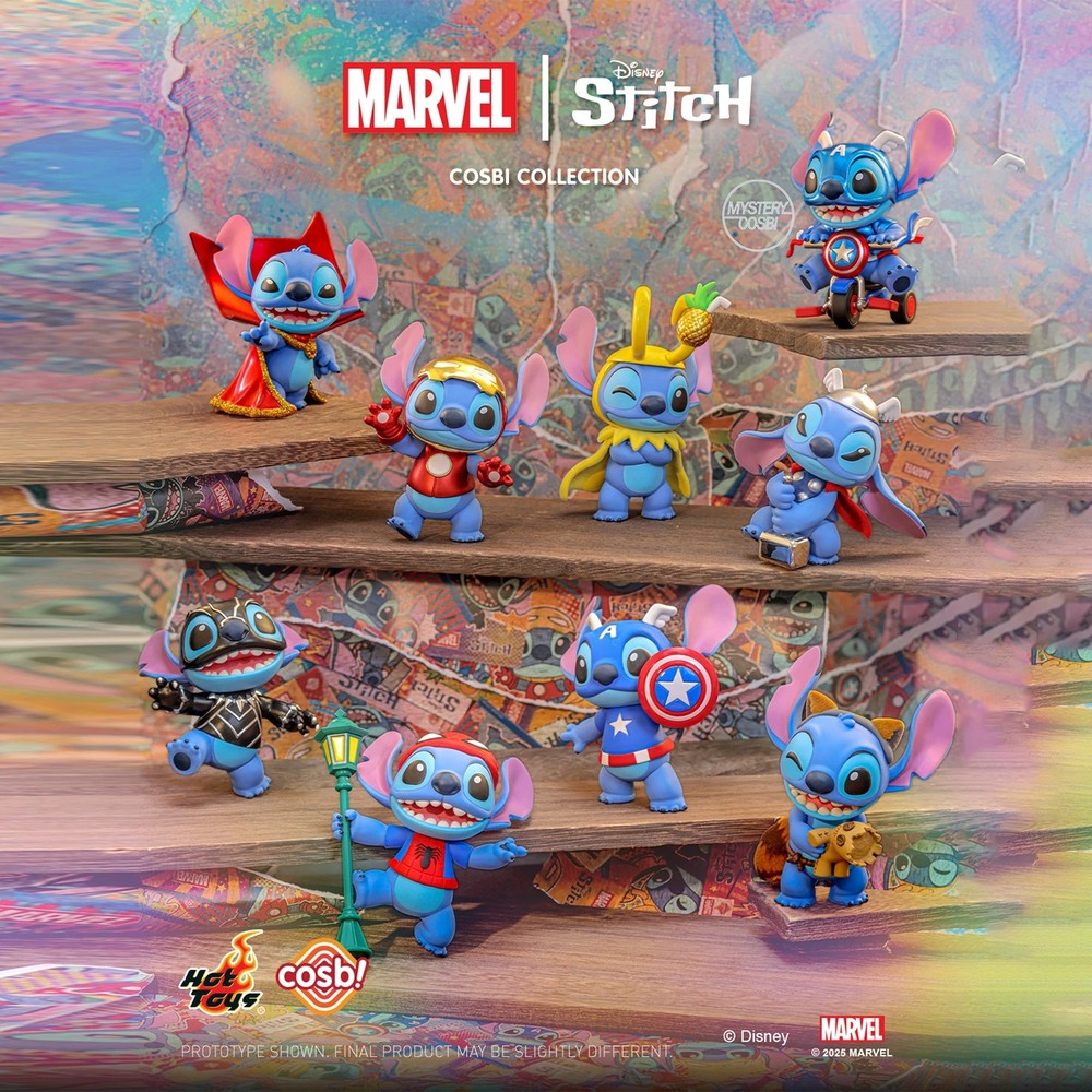 Hot Toys x Marvel Stitch COSBI Series Confirmed Blind Box Figure Gift New