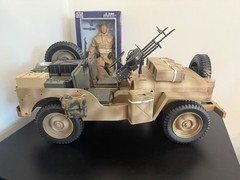 Soldiers of the World Jeep Vickers Machine Gun & Commando Figure (SAS)