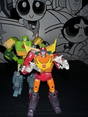 Hasbro Transformers springer & Hot Rod Action Figures w/ Gun Plastic Multicolor