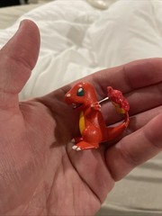 1999 Pokemon TOMY Charmander Vintage Mini Figure Nintendo