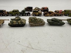 Micro Machines Military Lot 24 Tanks – Mostly Galoob w/Majorette Sonic Flashers
