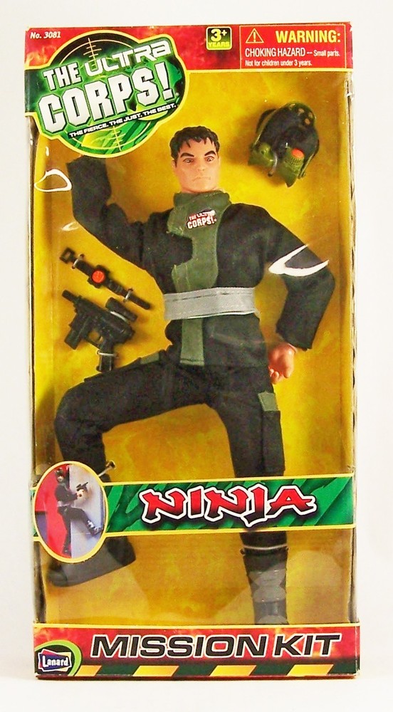 1:6 Lanard Toys Ninja Ultra Corps Figure Set LN-03081B