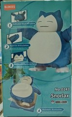 BLOKEES POKEMON CLASSIC VERSION-L NO. 0143 SNORLAX MODEL KIT ENGLISH PACK