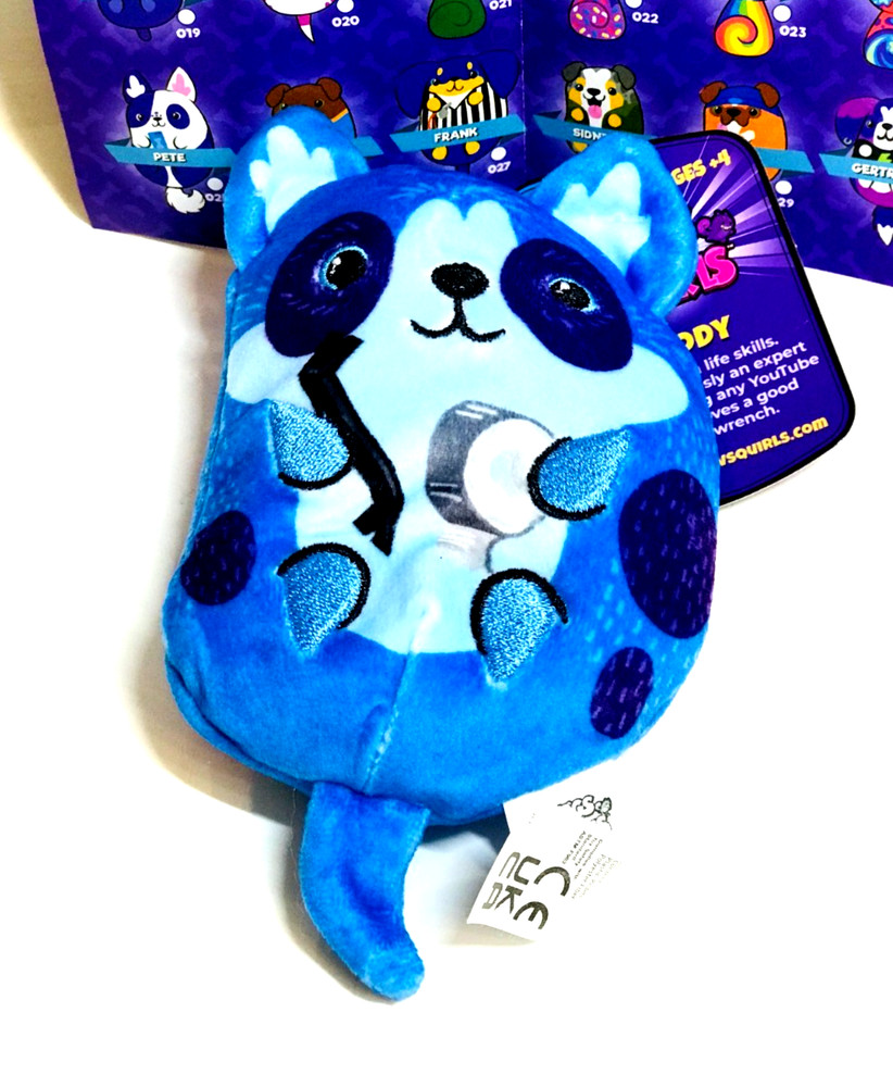 Pop Art Soft **DOGS VS SQUIRLS* Plush** You Choose New with Tag