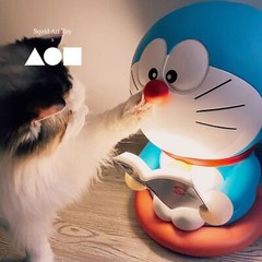 Cartoon Doraemon Touch-sensitive Lamp Night LED Light Toy Figure Collection Gift
