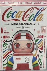 POP MART MEGA SPACE MOLLY 400% TEAM COCA-COLA SEALED!