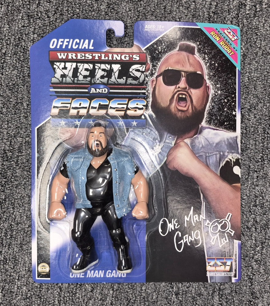 WWF WWE Heels And Faces One Man Gang Action Figure Zombie Sailor Toys Wrestling