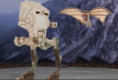 MICRO GALAXY SQUADRON STAR WARS FIGURE ROTJ ENDOR SET #LE0006