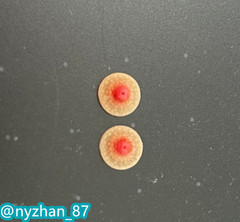 US 1/6 Nipple Breast Bust &Bottom Patches Props For 12″Female Action Figure Body