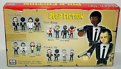 NECA 4 Mini Figure Set Pulp Fiction Overdose New NOS Box 2004 Vince Mia Jody Lan