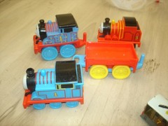 Lot of Tomy Thomas the Train plastic and die cast