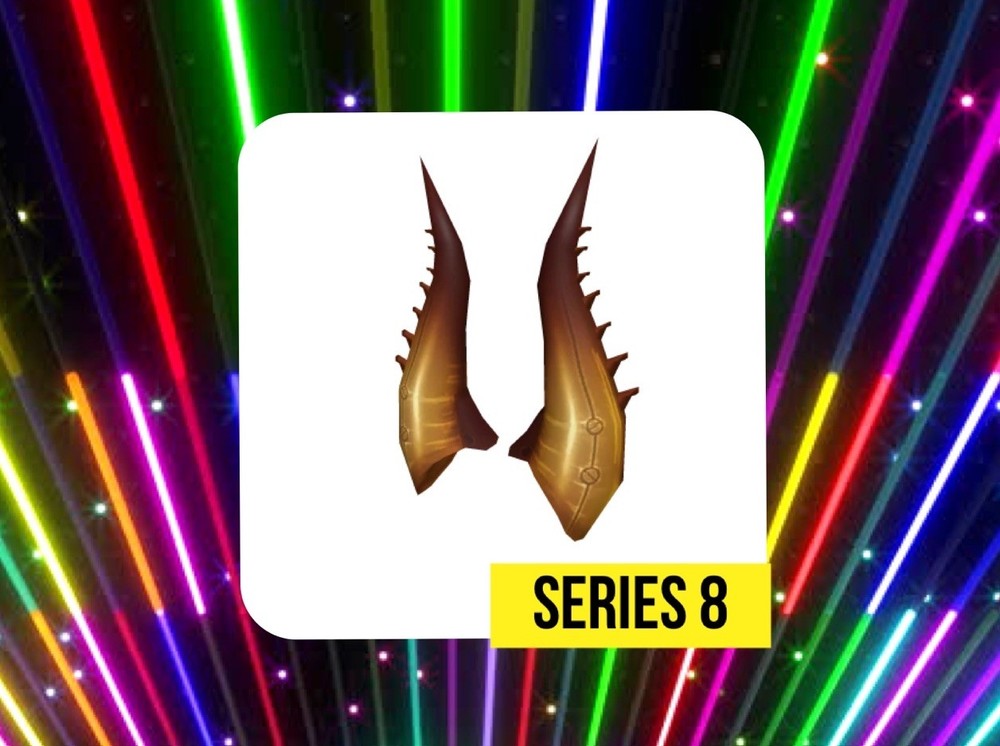 R0BLOX Toy Code – Golden Horns of Pwnage | Celebrity Series 8 | Rare Item