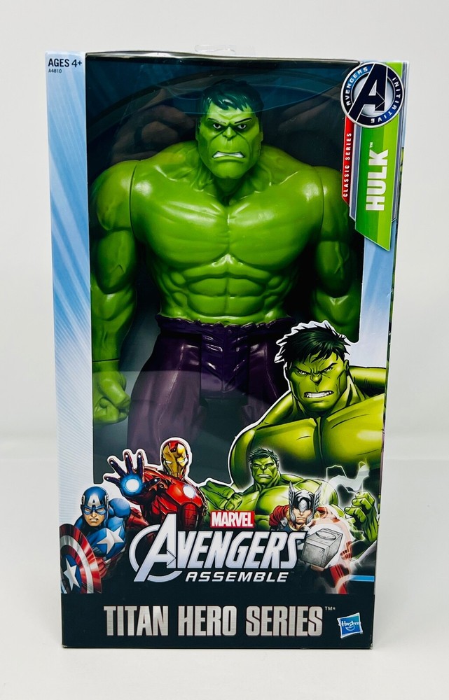 2012 CLASSIC HULK TITAN HERO SERIES HASBRO MARVEL AVENGERS ASSEMBLE MIB 12″ FIG
