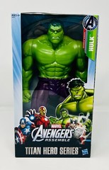 2012 CLASSIC HULK TITAN HERO SERIES HASBRO MARVEL AVENGERS ASSEMBLE MIB 12″ FIG