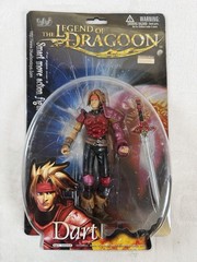 2000 BLUE BOX TOYS THE LEGEND OF DRAGOON DART ACTION FIGURE Sony PS1 Open Pack