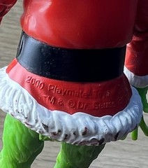 The Grinch Who Stole Christmas 2000 Action Figure 4″ Playmates Toys Santa Claus