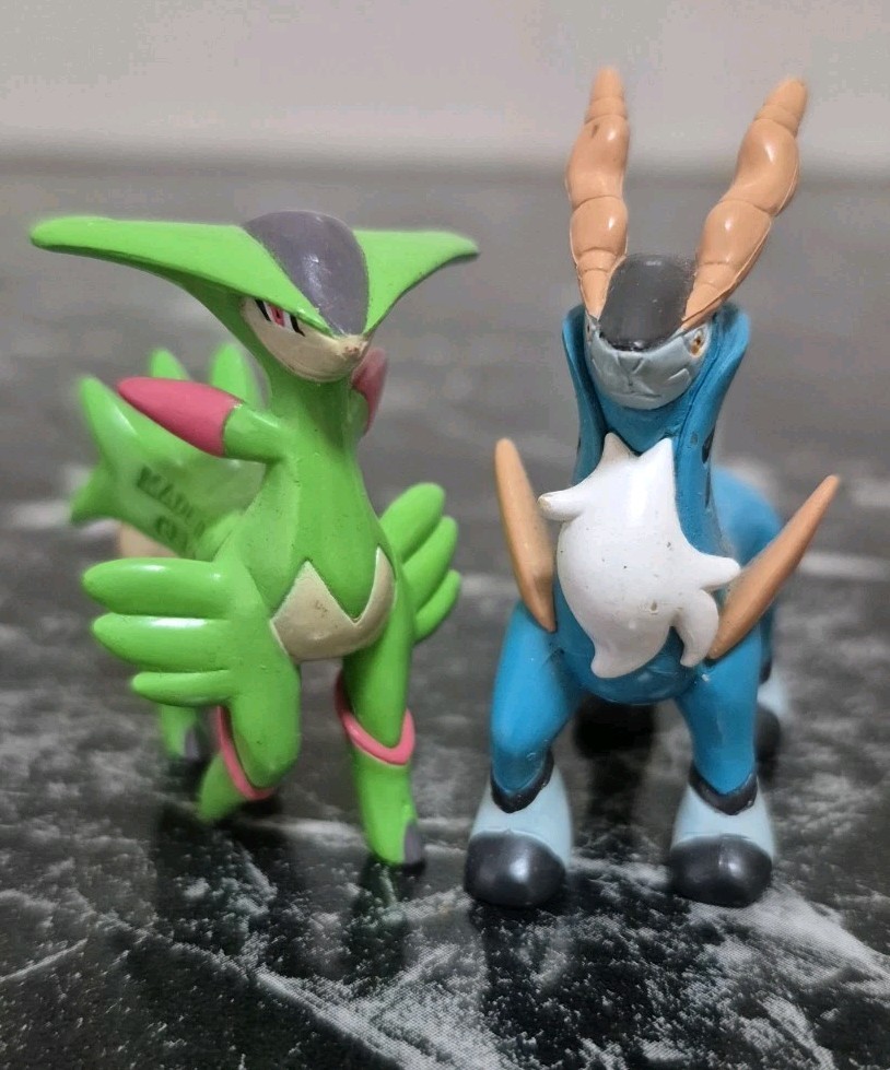 Tomy Pokemon Cobalion & Virizion 2″ PVC Collectible Nintendo Toy Display Figures