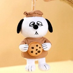 Snoopy Baking Series Plush Blind Box Keychain Cute Cartoon Doll Bag Charm