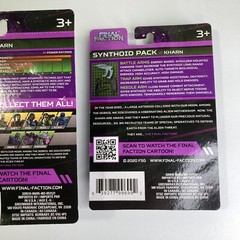 Final Faction Khan Hive Class Synthoid and Synthoid Weapons Pack Lot of 2