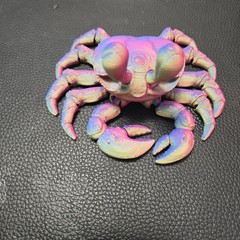 Ghost Crab Toy Articulated 3D Printed Handmade Novelty Varying Colors