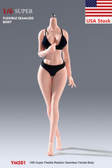 YM501 1/6 Female Sexy Plump Large Bust Flexible Details Body 12″Figure Doll